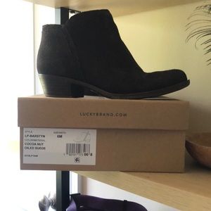 Lucky brand brown ankle boots, gently worn